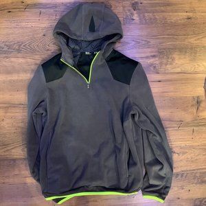 Under Armor Grey Quarter Zip Fleece Jacket